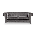 Kingswell-velvet-3-seater-sofa-grey from Roseland Furniture