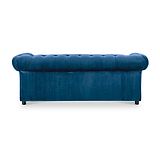 Kingswell-velvet-3-seater-sofa-indigo from Roseland Furniture