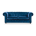 Kingswell-velvet-3-seater-sofa-indigo from Roseland Furniture