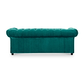 Kingswell-velvet-3-seater-sofa-teal from Roseland Furniture