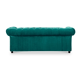 Kingswell-velvet-3-seater-sofa-teal from Roseland Furniture