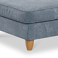 Ashbury Steel Footstool Close Up from Roseland Furniture