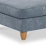 Ashbury Steel Footstool Close Up from Roseland Furniture