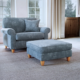 Ashbury Footstool Steel Life1 from Roseland Furniture