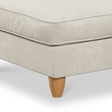 Ashbury Footstool Pearl from Roseland Furniture