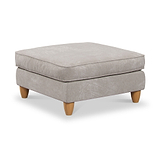 Ashbury Footstool Beige from Roseland Furniture