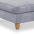 Ashbury Anthracite Footstool Close Up from Roseland Furniture