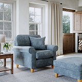 Ashbury Armchair Steel Life1 from Roseland Furniture