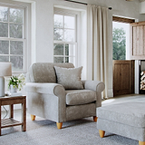 Ashbury Armchair Beige Life1 from Roseland Furniture