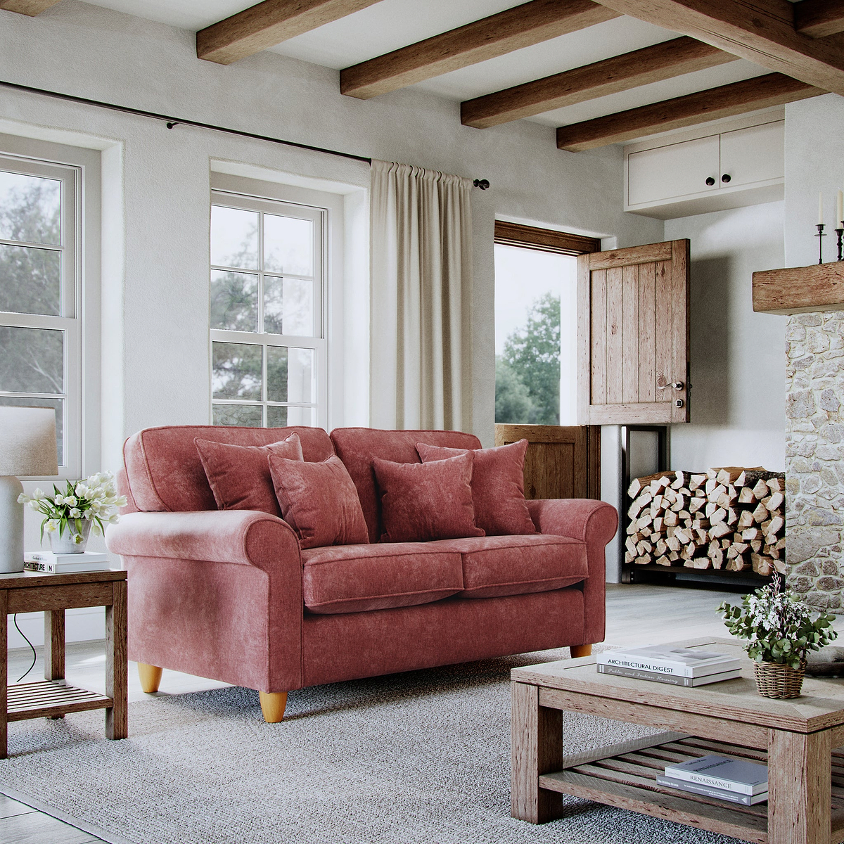 Ashbury 2 Seater Sofa Terra Life1 from Roseland Furniture