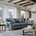 Ashbury 3 Seater Sofa Steel Life1 from Roseland Furniture
