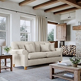 Ashbury 3 Seater Sofa Pearl from Roseland Furniture