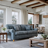 Ashbury 4 Seater Sofa Steel Life1 from Roseland Furniture