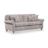 Ashbury 4 Seater Sofa Beige from Roseland Furniture