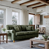 Ashbury 4 Seater Sofa Moss from Roseland Furniture
