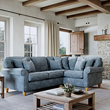 Ashbury RH Corner Sofa Steel Life1 from Roseland Furniture