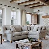Ashbury RH Corner Sofa Beige Life1 from Roseland Furniture