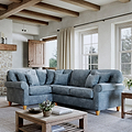Ashbury Left Hand Corner Sofa Steel Life1 from Roseland Furniture