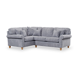 Ashbury Left Hand Corner Sofa Anthracite from Roseland Furniture