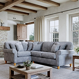 Ashbury Left Hand Corner Sofa Anthracite Life1 from Roseland Furniture