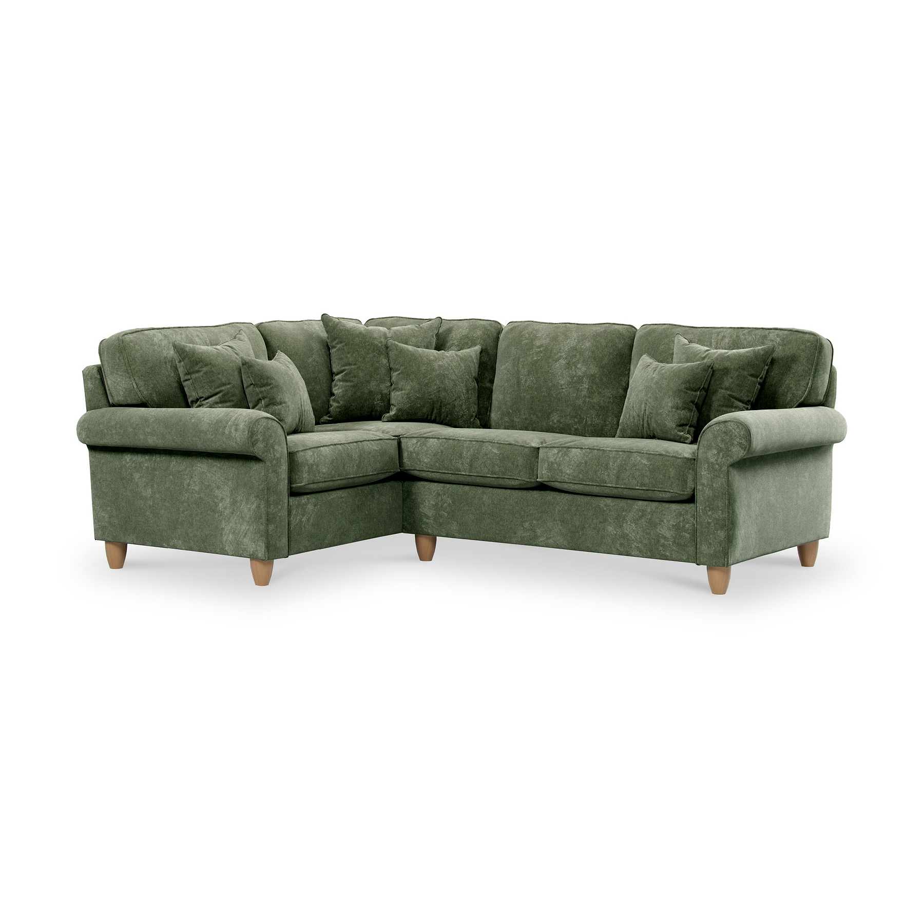Ashbury Left Hand Corner Sofa Moss from Roseland Furniture