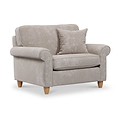 Ashbury Snuggle Chair Beige from Roseland Furniture