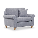 Ashbury Snuggle Chair Anthracite from Roseland Furniture