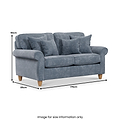 Ashbury 2 Seater Sofa Bed dimensions