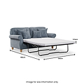 Ashbury 2 Seater Sofa Bed dimensions