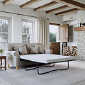 Ashbury 2 Seater Sofa Bed Beige Life1 from Roseland Furniture