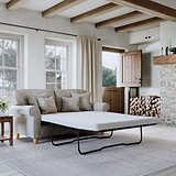 Ashbury 2 Seater Sofa Bed Beige Life1 from Roseland Furniture