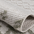 Norcross Flat and Loop Design Tassled Rug from Roseland Furniture