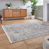 Thea Grey Moroccan Distressed Antique Rug for bedroom