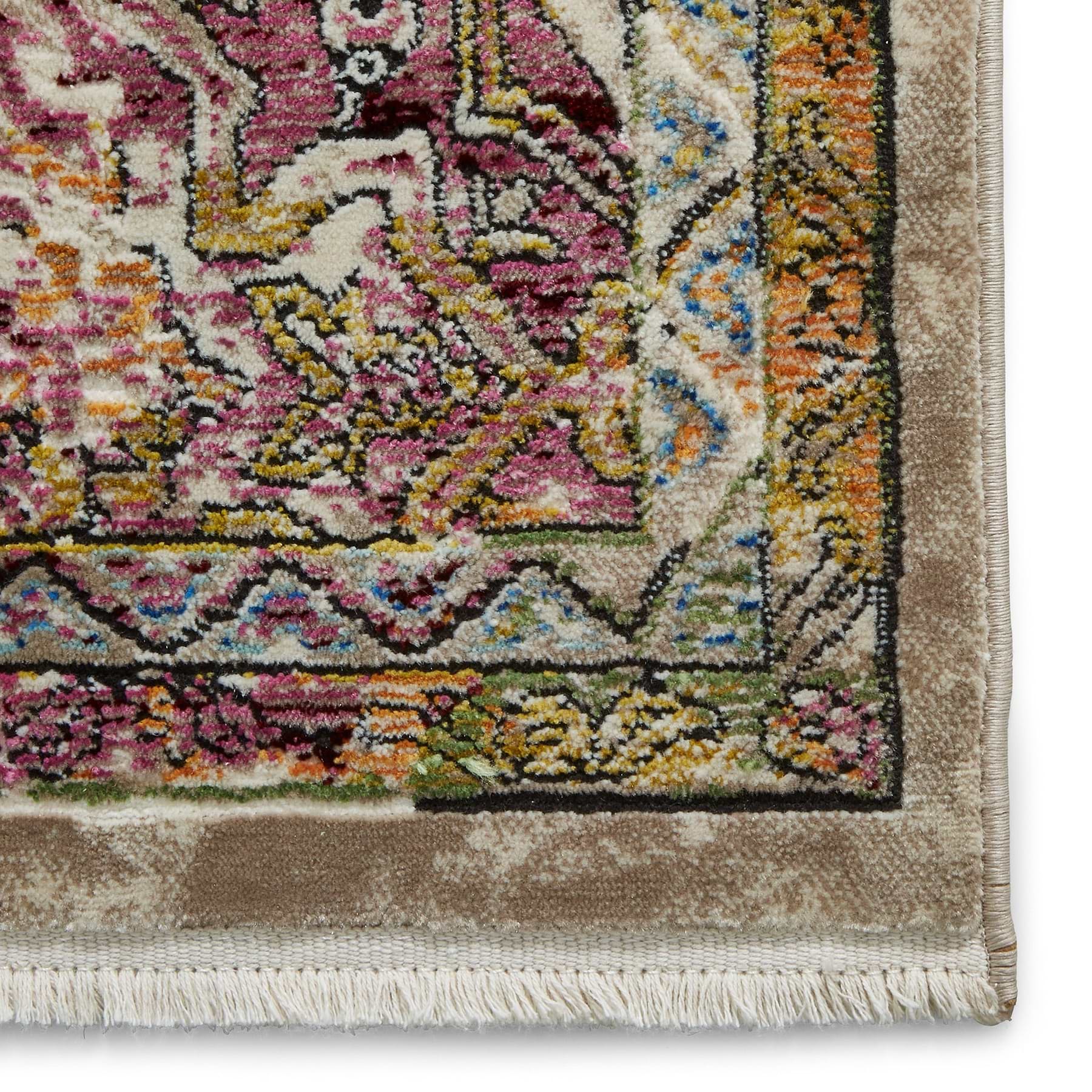 Thea Rug Rh Thea Multicoloured Distressed Traditional Rectangular Rug for Living ...