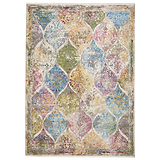 Thea Multicoloured Distressed Traditional Rug from Roseland Furniture