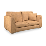 Oakley-faux-leather-3-seater-sofa-tan from Roseland Furniture