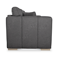 Oakley-faux-leather-3-seater-sofa-charcoal from Roseland Furniture