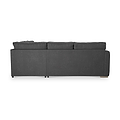 Oakley-faux-leather-2-corner-2-sofa-charcoal from Roseland Furniture