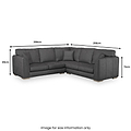 Oakley-faux-leather-2-corner-2-sofa-charcoal from Roseland Furniture
