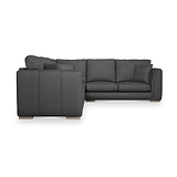 Oakley-faux-leather-2-corner-2-sofa-charcoal from Roseland Furniture