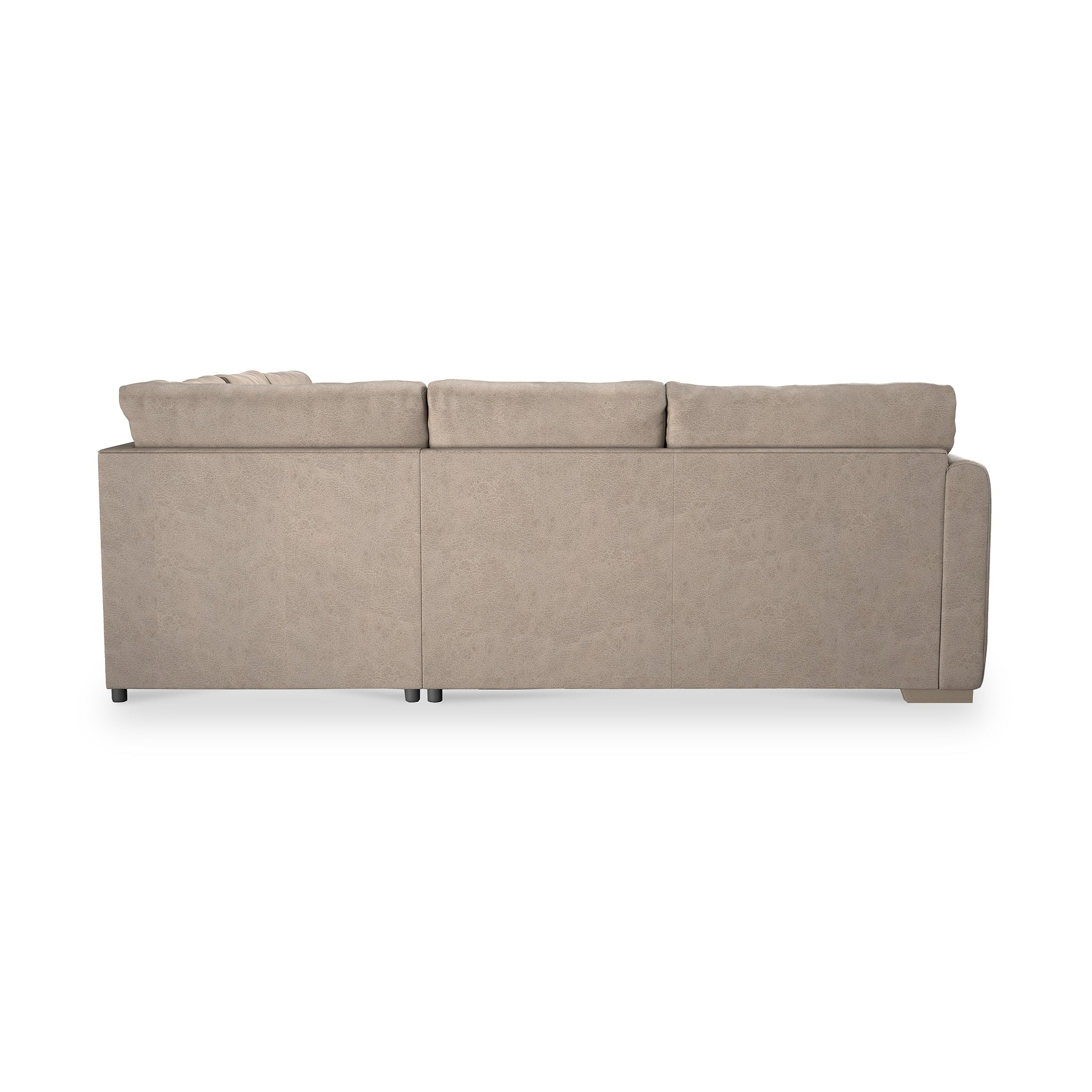 Oakley-faux-leather-2-corner-2-sofa-mink from Roseland Furniture