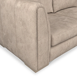 Oakley-faux-leather-2-corner-2-sofa-mink from Roseland Furniture