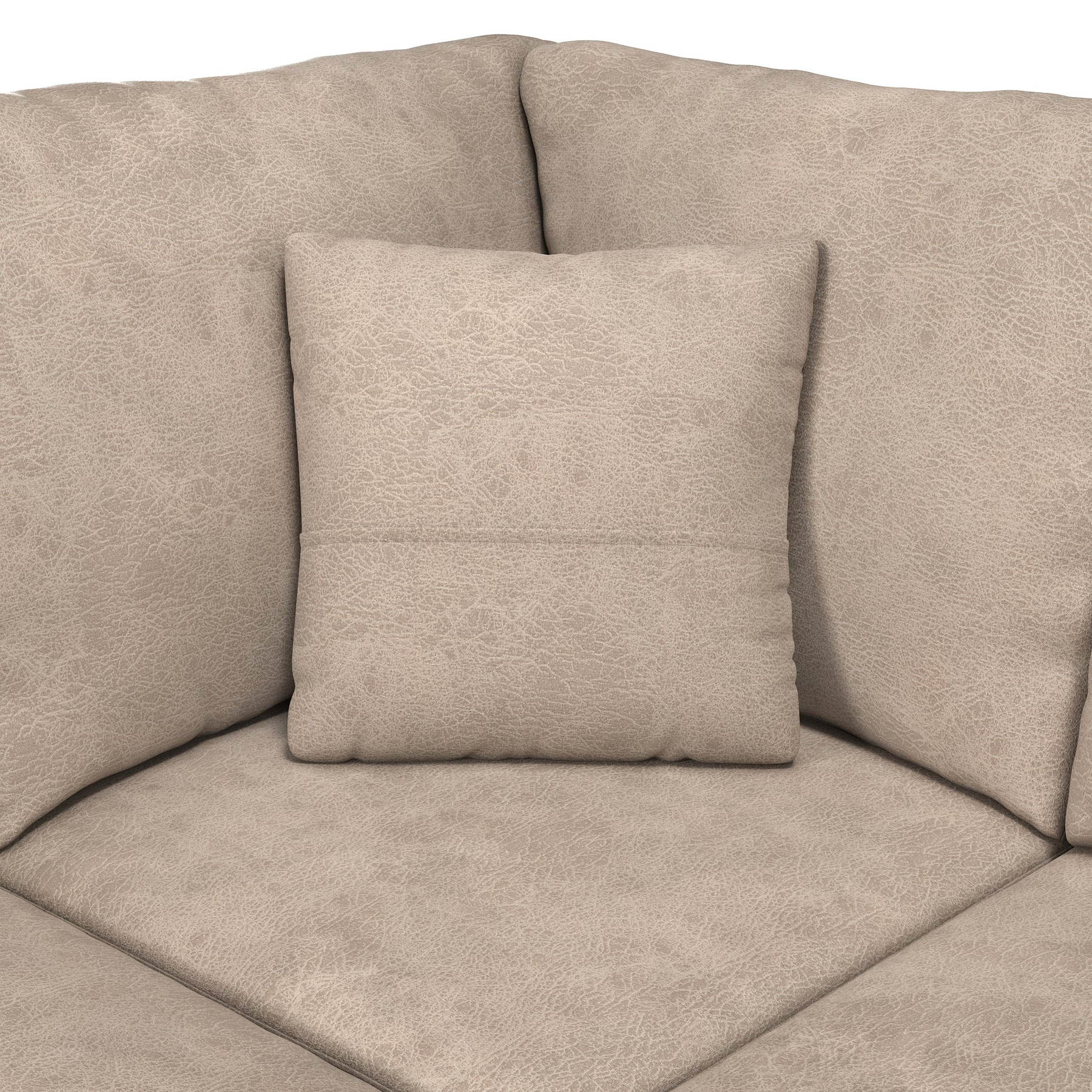 Oakley-faux-leather-2-corner-2-sofa-mink from Roseland Furniture