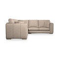 Oakley-faux-leather-2-corner-2-sofa-mink from Roseland Furniture