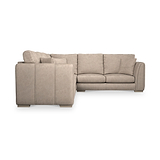 Oakley-faux-leather-2-corner-2-sofa-mink from Roseland Furniture