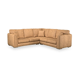 Oakley-faux-leather-2-corner-2-sofa-tan from Roseland Furniture