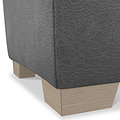 Oakley-faux-leather-storage-footstool-charcoal from Roseland Furniture