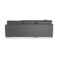 Oakley-faux-leather-lh-corner-sofa-charcoal from Roseland Furniture