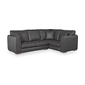 Oakley-faux-leather-rh-corner-sofa-charcoal from Roseland Furniture