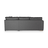 Oakley-faux-leather-rh-corner-sofa-charcoal from Roseland Furniture